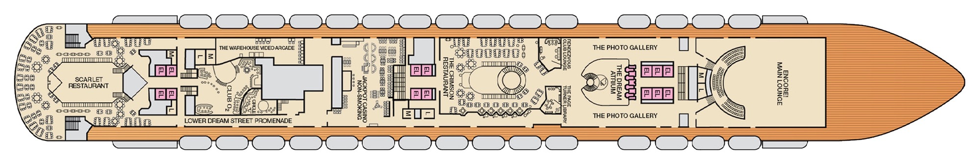 Deck 4 - Atlantic plan
